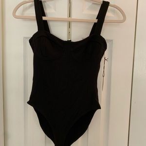 NWT black forever 21 bodysuit